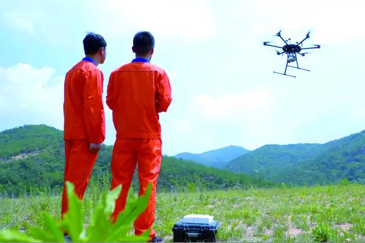 后湖管理区无人机倾斜摄影巡检拍摄